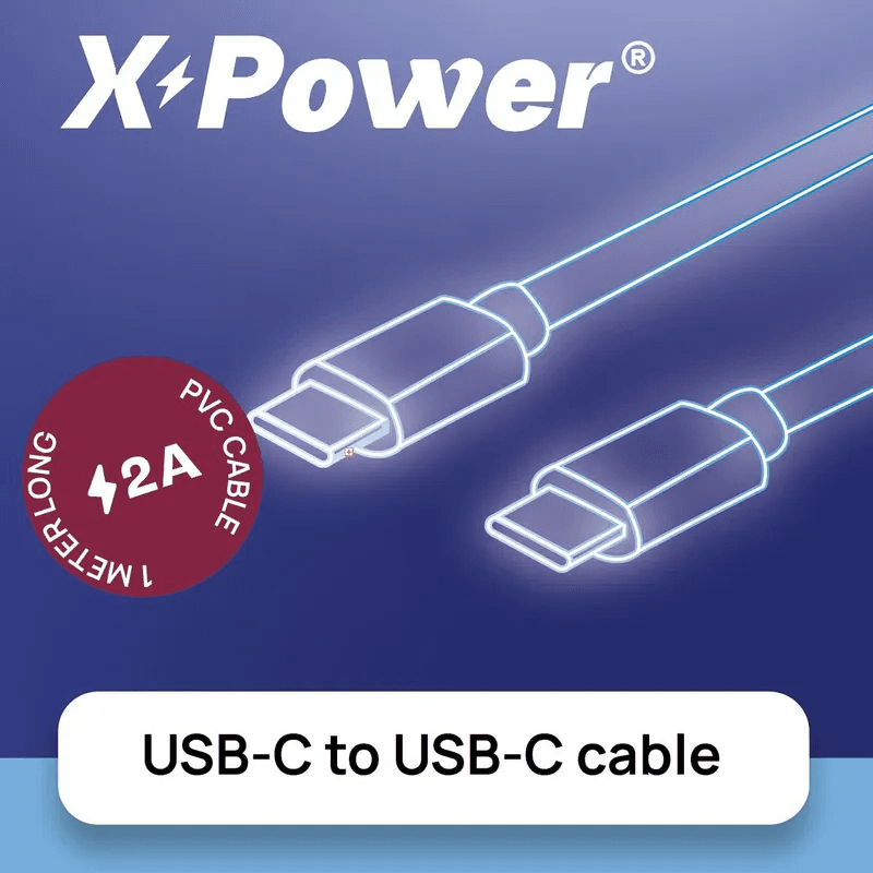 X-Power USB-C til USB-C ladekabel