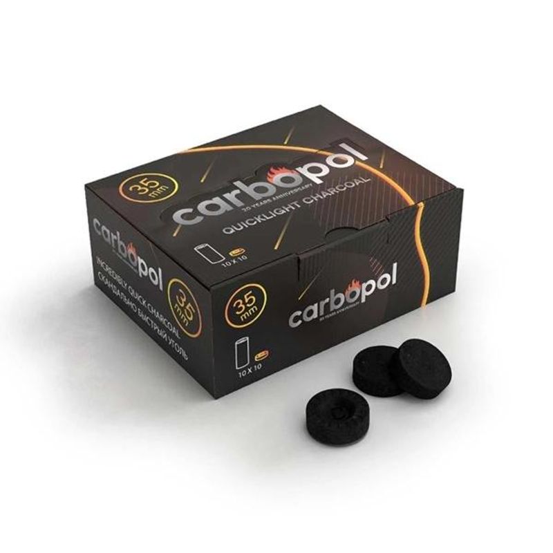 Carbopol - ø40mm x 10 stk, Kull for vannpiper
