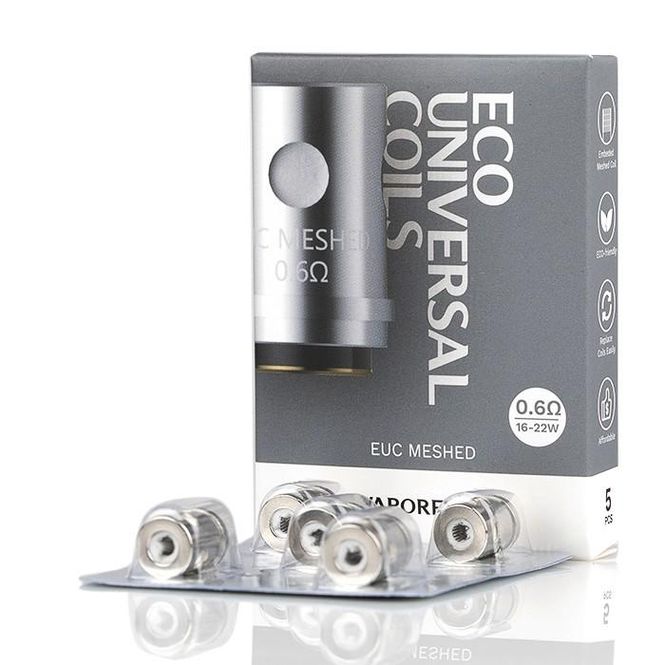 Hovedbilde Vaporesso EUC Series Coils 0.6ohm Mesh (5pk)
