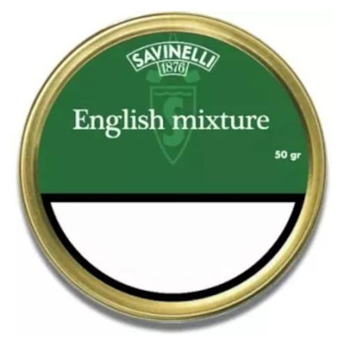 Savinelli English Mixture 50 gr, Pipetobakk