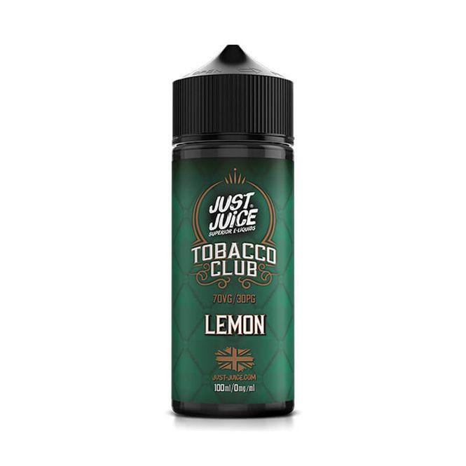 Hovedbilde Just Juice Tobacco Club - Lemon, Ejuice 100/120ml