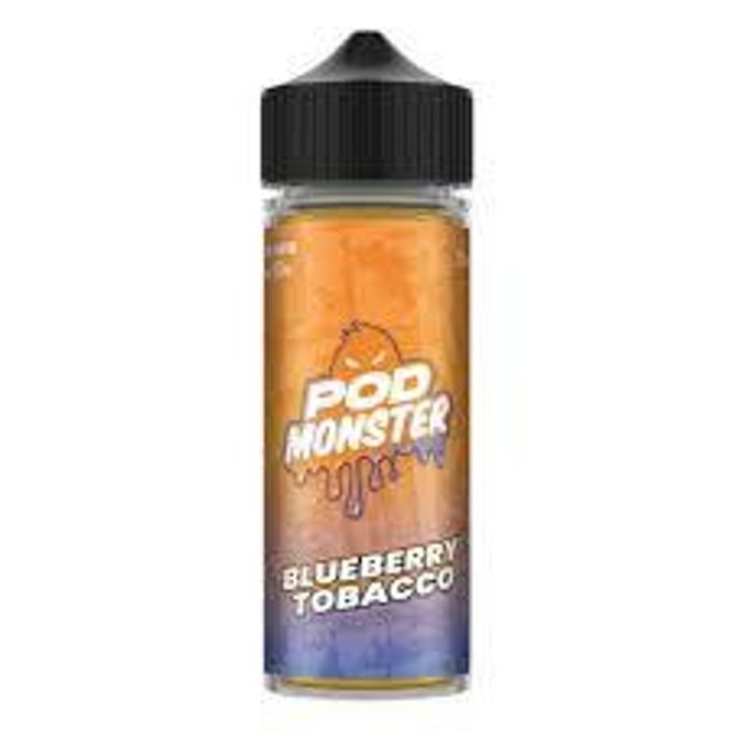 Hovedbilde POD Monster - Blueberry Tobacco, Ejuice 100/120ml