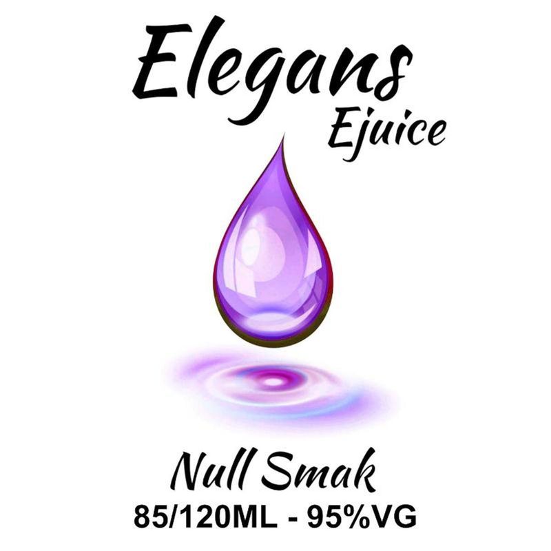 Elegans - Null Smak High VG, Ejuice 85/120ml